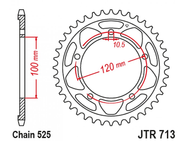 Foaie spate JT JTR 713-41 41T, 525 Foaie spate JT JTR 713-41 41T, 525