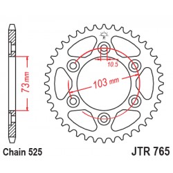 Foaie spate JT JTR 765-43 43T, 525 Foaie spate JT JTR 765-43 43T, 525