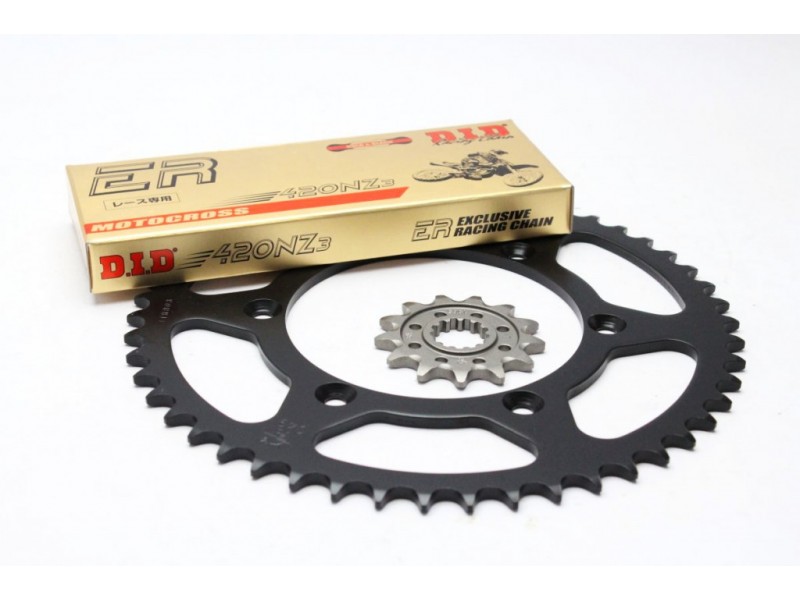 Kit de lant D.I.D + JT NZ3 serie auriu/negru Kit de lant D.I.D + JT NZ3 serie auriu/negru