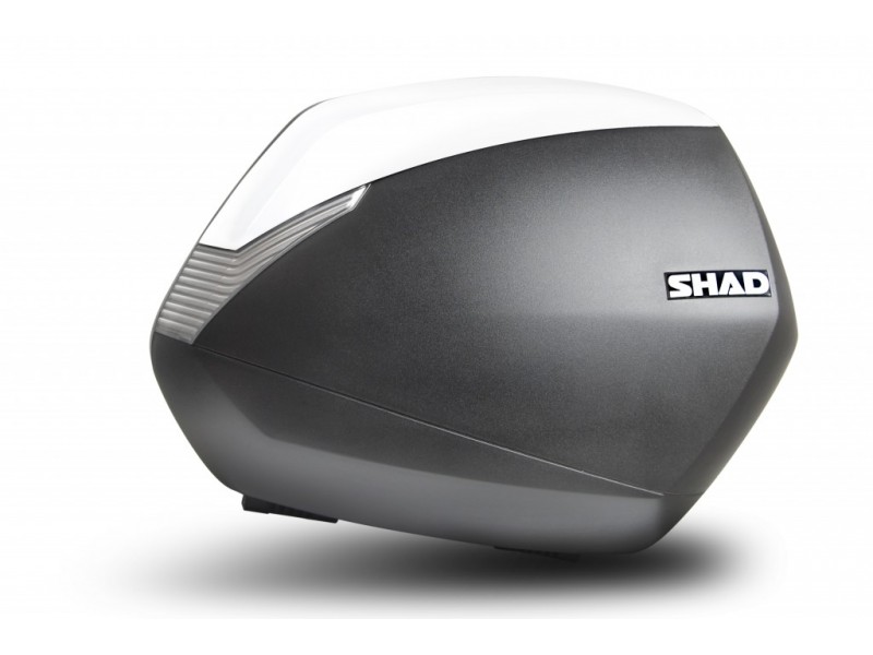 Cutii laterale cu capace colorate SHAD SH36 Alb pereche cu premium lock Cutii laterale cu capace colorate SHAD SH36 Alb pereche cu premium lock