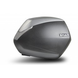 Cutii laterale cu capace colorate SHAD SH36 New titanium pereche cu premium lock Cutii laterale cu capace colorate SHAD SH36 New titanium pereche cu premium lock