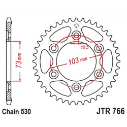 Foaie spate JT JTR 766-43 43T, 530 Foaie spate JT JTR 766-43 43T, 530