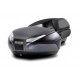Top case SHAD SH48 D0B48306R Gri inchis with backrest, carbon cover and PREMIUM SMART lock