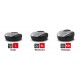 Top case SHAD SH59X D0B59200 negru cu capac de aluminiu (expandable concept) with PREMIUM SMART lock