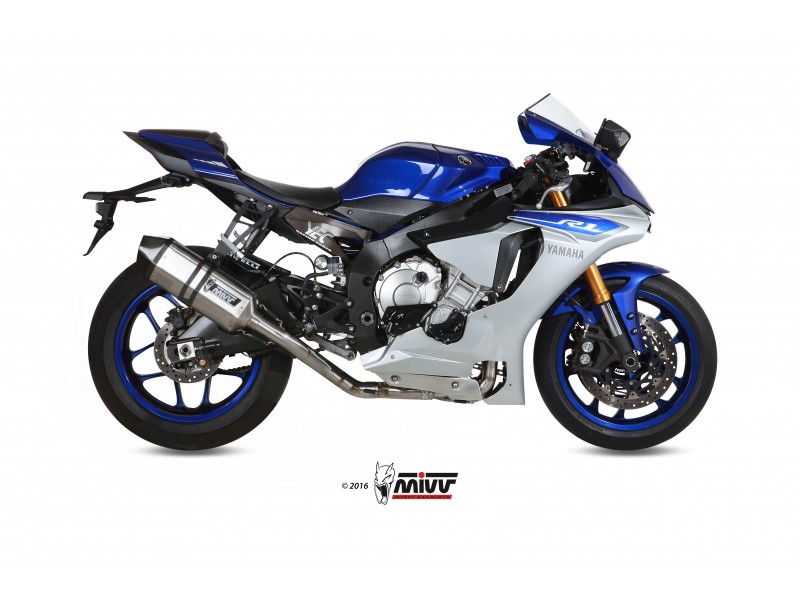 Sistem de evacuare complet 4x2x1 MIVV SPEED EDGE R.YA.0010.SRT Full Titan / Capac Carbon