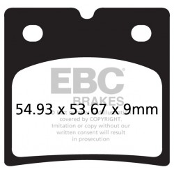 Placute de frana EBC FA696 Placute de frana EBC FA696