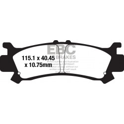 Placute de frana EBC FA701TT Placute de frana EBC FA701TT