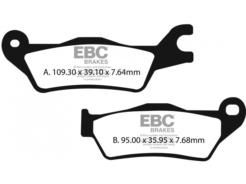 Placute de frana EBC FA715