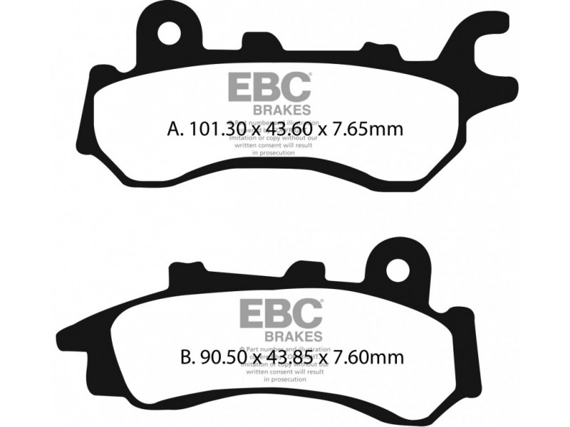 Placute de frana EBC FA716
