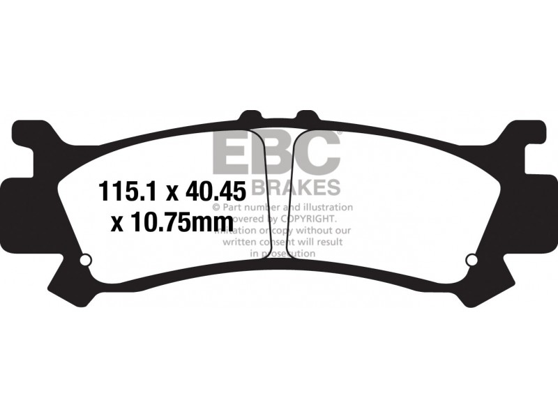 Placute de frana EBC FA701R