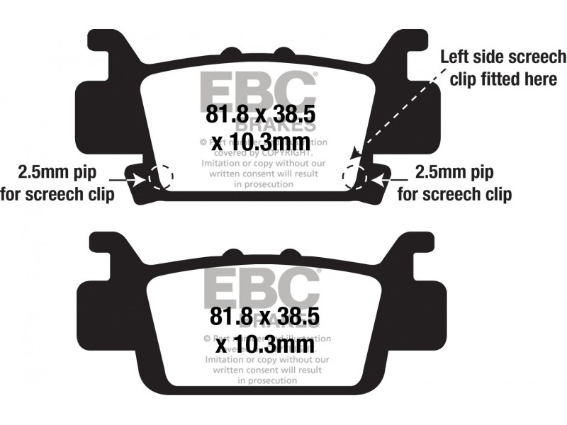 Placute de frana EBC FA703R