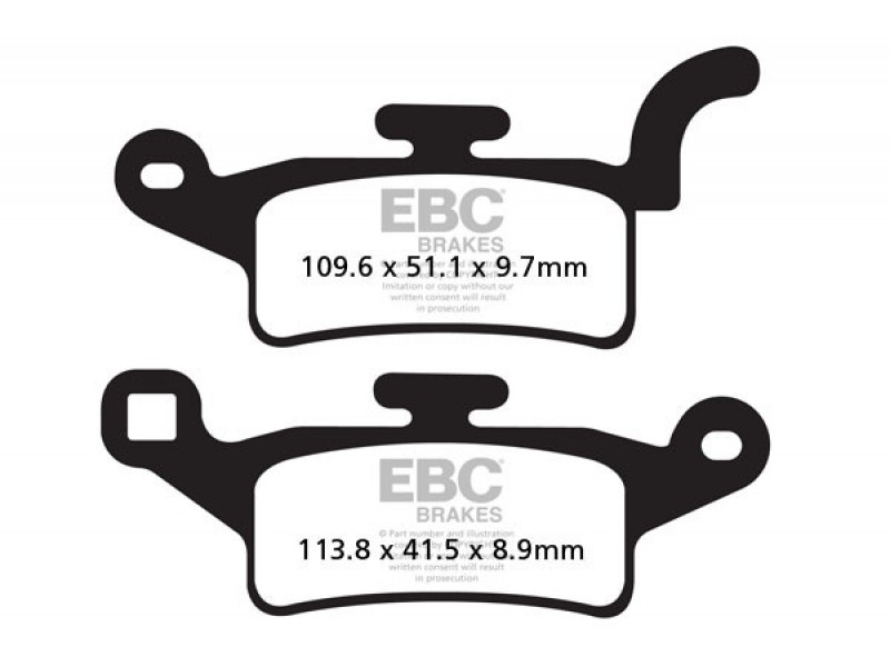Placute de frana EBC SFAC492