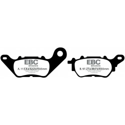Placute de frana EBC SFA706HH Placute de frana EBC SFA706HH