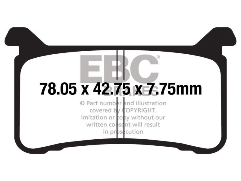 Placute de frana EBC GPFAX700HH