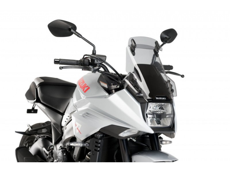 Windscreen PUIG TOURING WITH VISOR 3638H smoke