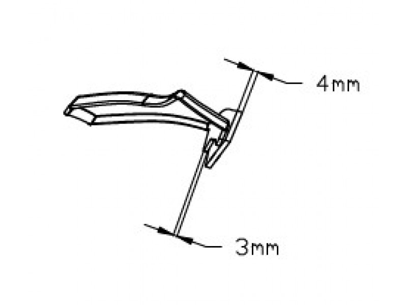 Side spoilers PUIG DOWNFORCE 3173N Negru