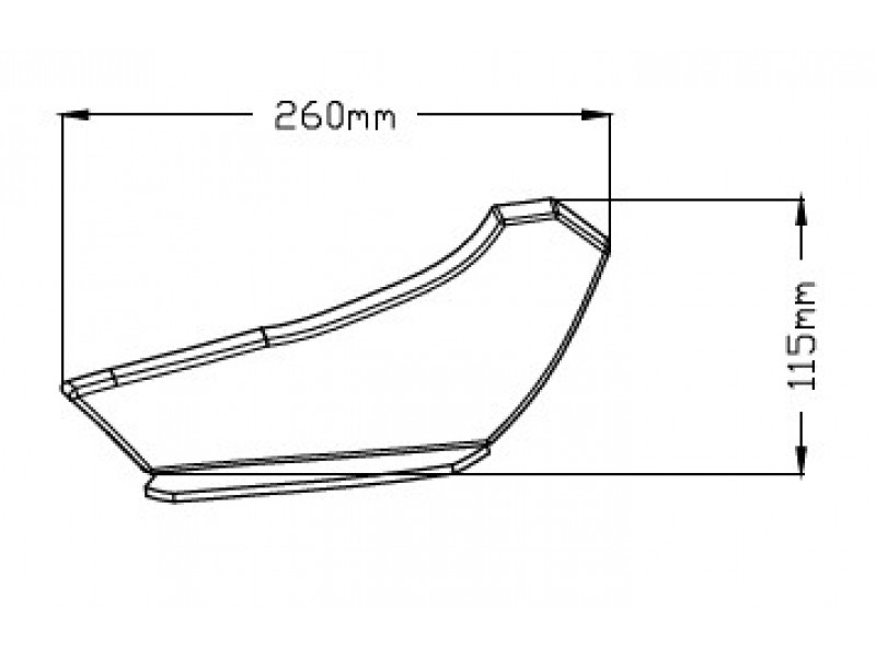 Side spoilers PUIG DOWNFORCE 3173N Negru