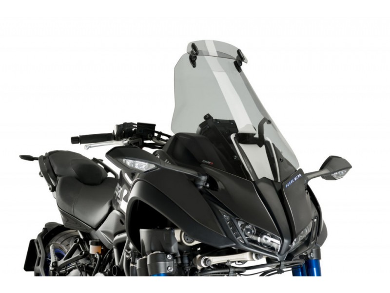 Windscreen PUIG TOURING WITH VISOR 3535H smoke