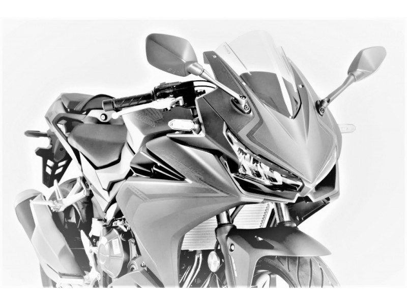 Windscreen PUIG RACING 3613C carbon look