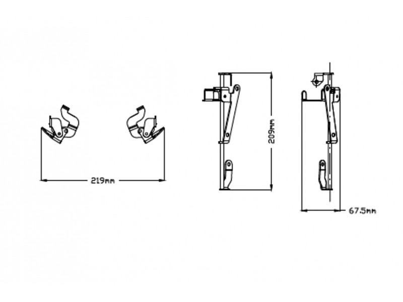 Manual regulation system PUIG 3732N Negru