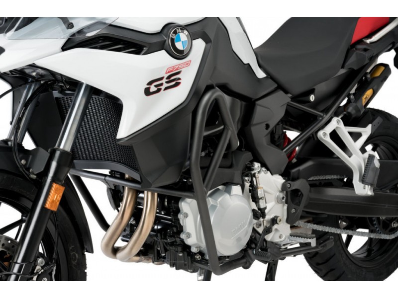 Engine guards PUIG 9780N d 25mm Negru