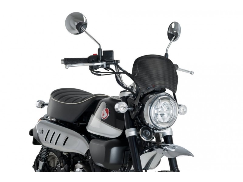 Windshield PUIG FRONTAL PLATE 3504C carbon Look
