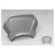 Windshield PUIG FRONTAL PLATE 3505P argintiu aluminium