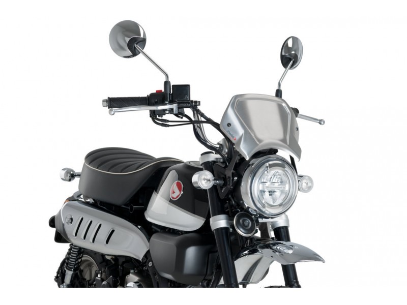 Windshield PUIG FRONTAL PLATE 3505P argintiu aluminium