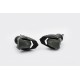 Frame sliders PUIG R19 3706N black with grey rubber