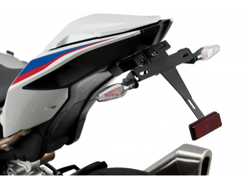Adjustable license support PUIG 3705N Negru
