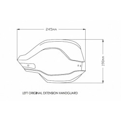 Protectii de maini PUIG EXTENSION 3763F dark smoke Protectii de maini PUIG EXTENSION 3763F dark smoke