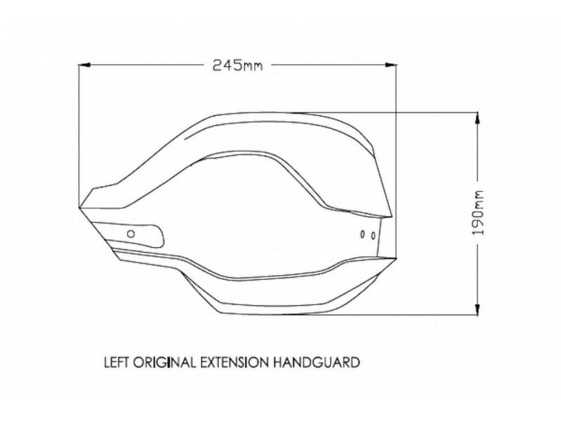 Protectii de maini PUIG EXTENSION 3763N Negru
