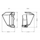 Radiator side panels PUIG 9371J matt black