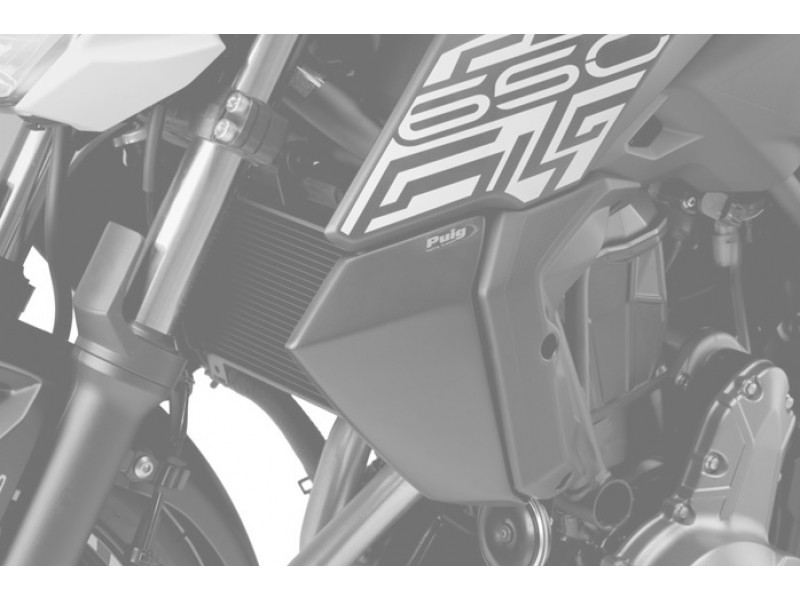 Radiator side panels PUIG 9371C carbon look