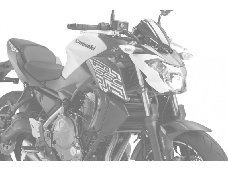 Radiator side panels PUIG 9371C carbon look