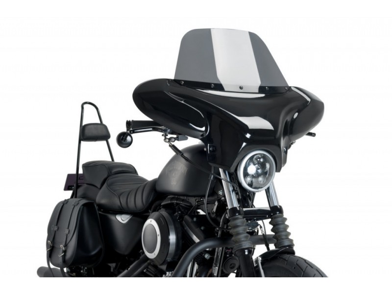 Windshield CUSTOMACCES BATWING EH0009H smoke