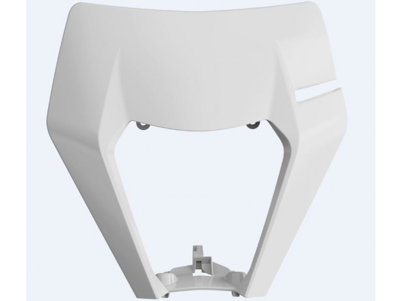 Headlight Mask POLISPORT 8666800001 white ktm