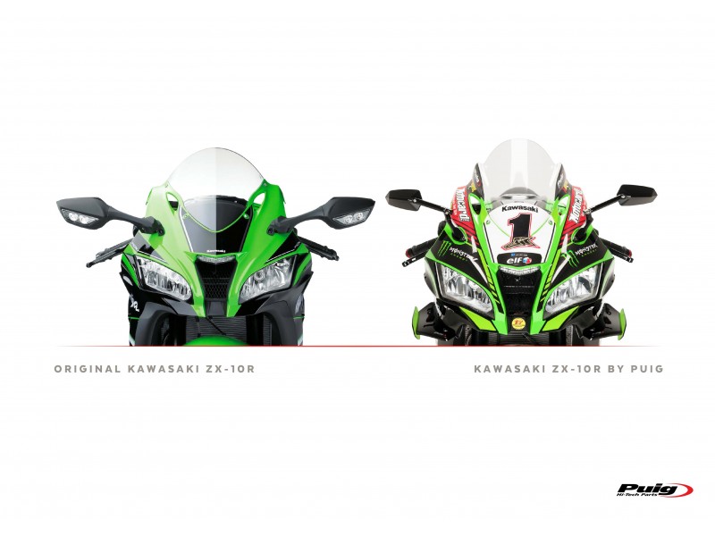 Side spoilers PUIG DOWNFORCE 9882V verde Side spoilers PUIG DOWNFORCE 9882V verde
