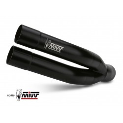 Evacuare MIVV DOUBLE GUN E.005.LDGB Black stainless steel Evacuare MIVV DOUBLE GUN E.005.LDGB Black stainless steel