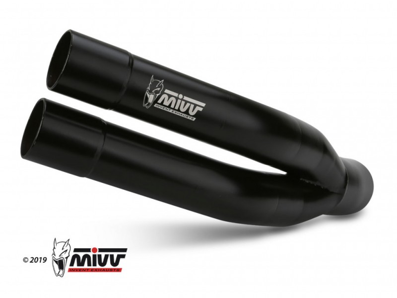 Evacuare MIVV DOUBLE GUN E.005.LDGB Black stainless steel Evacuare MIVV DOUBLE GUN E.005.LDGB Black stainless steel