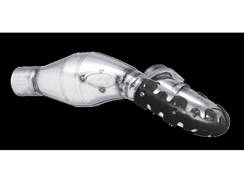 Exhaust head pipe guard POLISPORT ARMADILLO 8483700001 standard Negru