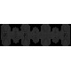 Exhaust head pipe guard POLISPORT ARMADILLO 8483700001 standard Negru
