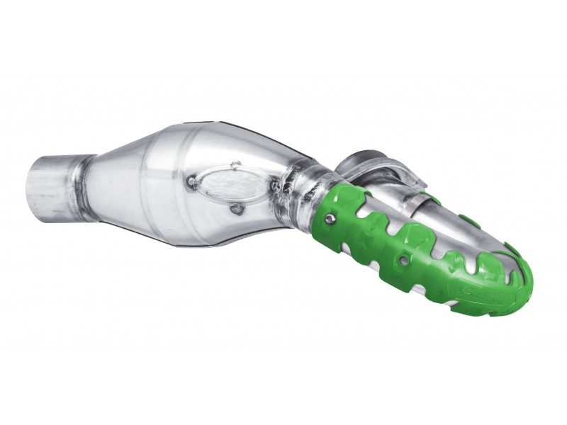 Exhaust head pipe guard POLISPORT ARMADILLO 8483700005 standard verde