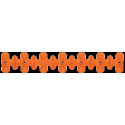 Exhaust head pipe guard POLISPORT ARMADILLO 8483800002 lung portocaliu Exhaust head pipe guard POLISPORT ARMADILLO 8483800002 lung portocaliu