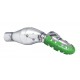 Exhaust head pipe guard POLISPORT ARMADILLO 8483800005 lung verde