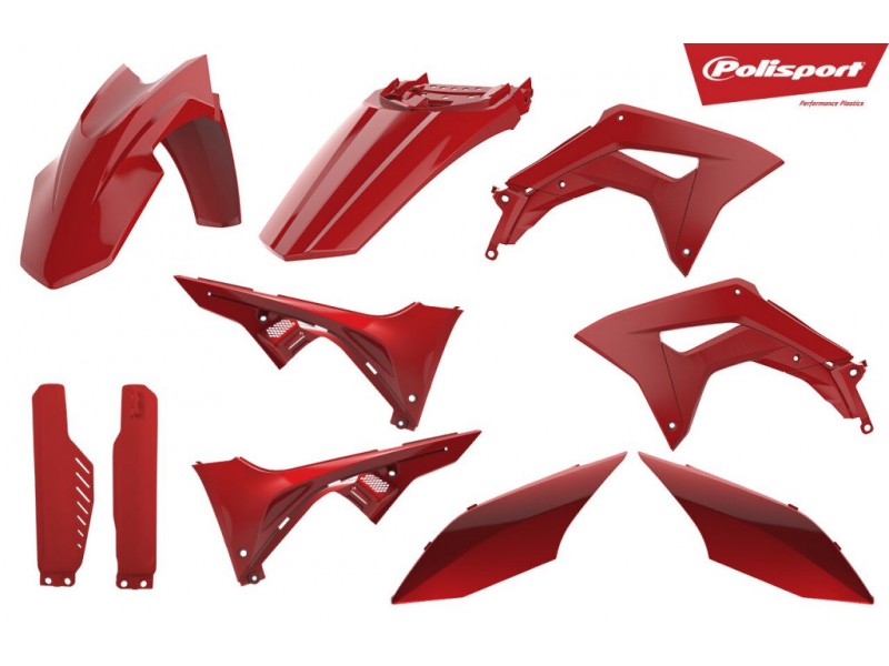 Kit plastice POLISPORT 90846 Rosu