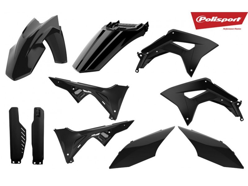Kit plastice POLISPORT 90847 Negru