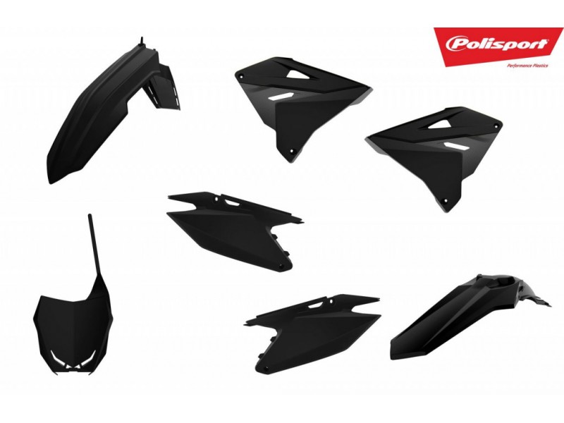 Kit plastice POLISPORT 90865 Negru