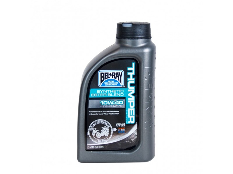 Ulei de motor Bel-Ray THUMPER RACING SYNTHETIC ESTER BLEND 4T 10W-40 1 l Ulei de motor Bel-Ray THUMPER RACING SYNTHETIC ESTER BLEND 4T 10W-40 1 l