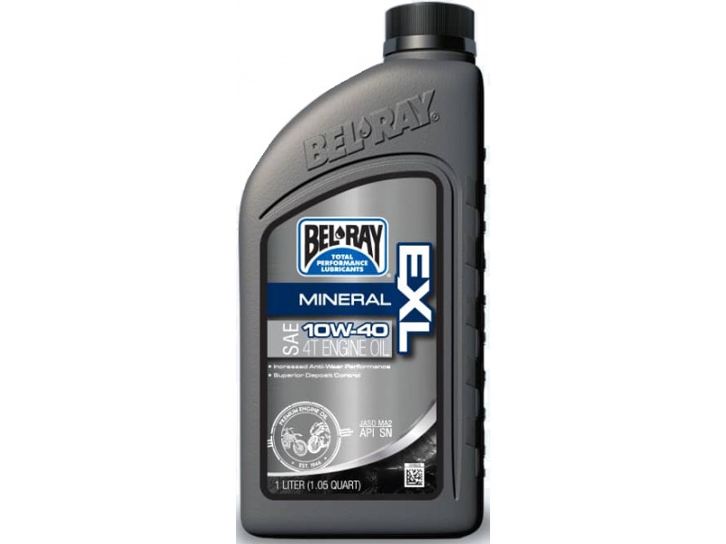 Ulei de motor Bel-Ray EXL MINERAL 4T 10W-40 1 l Ulei de motor Bel-Ray EXL MINERAL 4T 10W-40 1 l